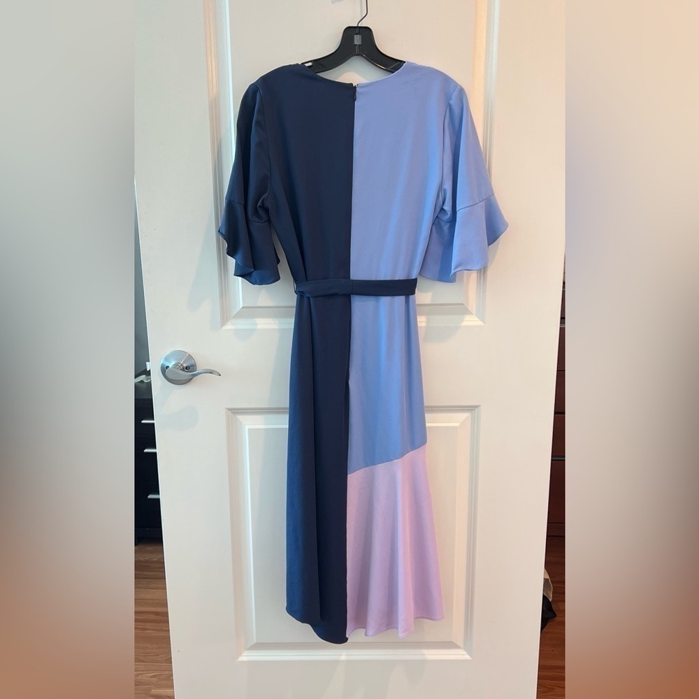 Anthropologie Hutch Colorblock Faux Wrap
Midi Dress - Picture 9 of 16